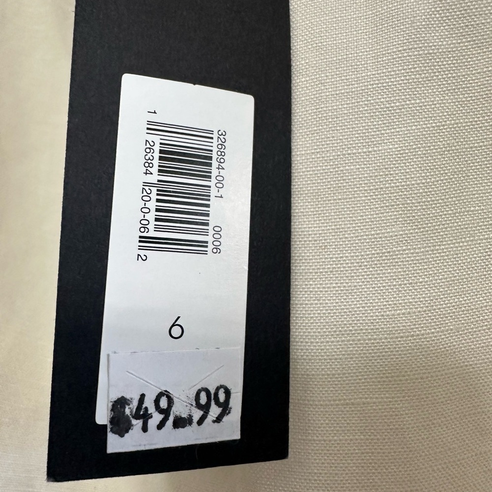 Banana Republic White Linen tie waist Dress - Picture 4 of 10